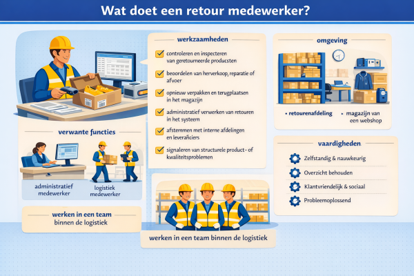 Alles over het beroep retour medewerker Wat doet een retour medewerker